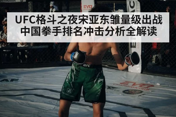 UFC格斗之夜宋亚东雏量级出战 中国拳手排名冲击分析全解读